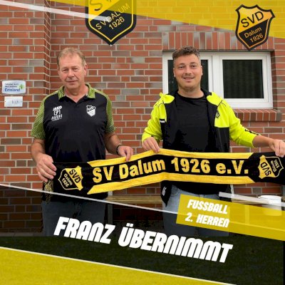 Franz Topphoff übernimmt zweite Herren ⚽️