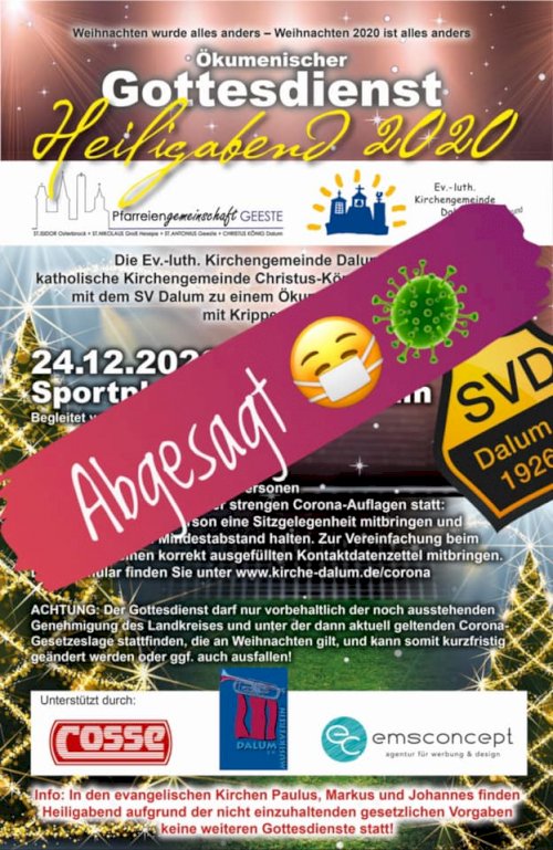 Heiligabend online!!!