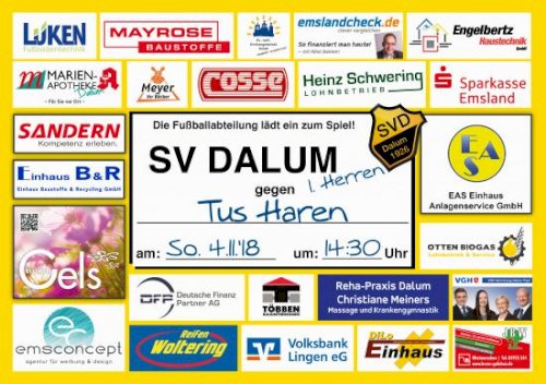 SONNTAG ist HEIMSPIEL-SONNTAG