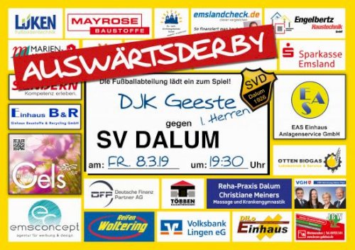 Es geht endlich wieder los.