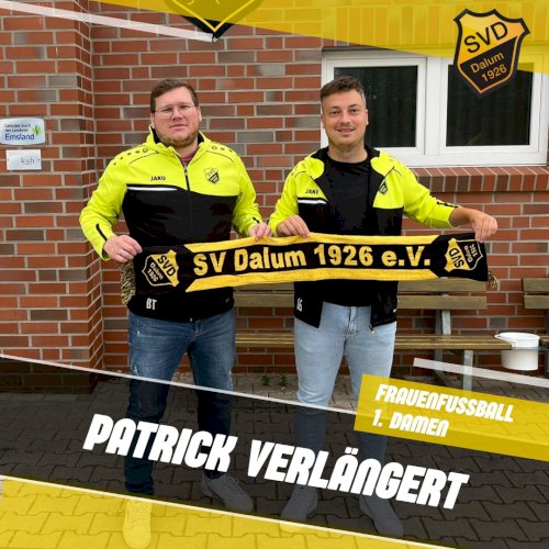 Verlängerung mit Patrick und Beförderung zum Headcoach ↗️