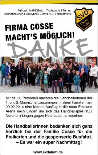 Firma Cosse machts möglich!