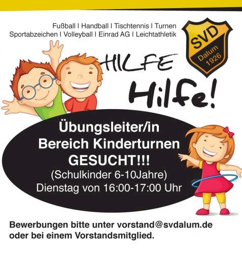 Übungsleiter gesucht