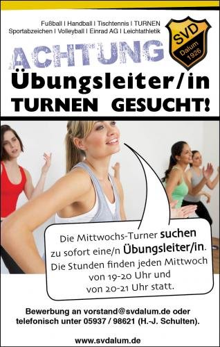 Übungsleiter/in gesucht!