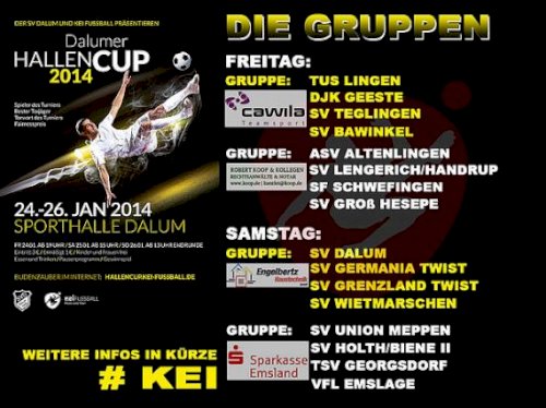 Dalumer HallenCup am Wochenende