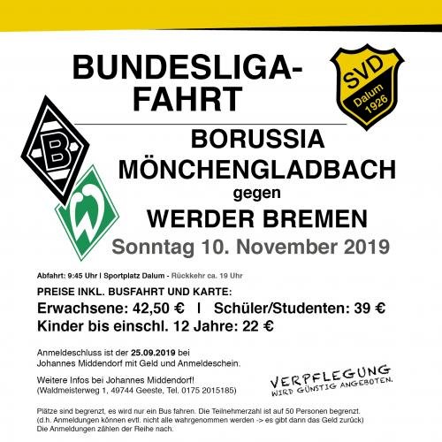 Bundesligafahrt 2019