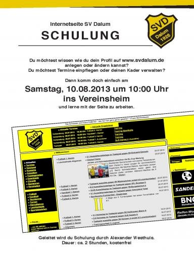 Website-Schulung