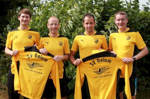 Laufabteilung des SV Dalum ausgerüstet