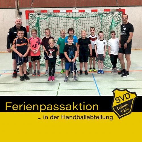 Ferienpassaktion in der Handballabteilung