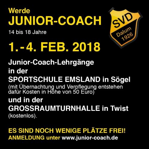 Werde Junior-Coach! 