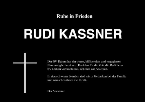 Ruhe in Frieden