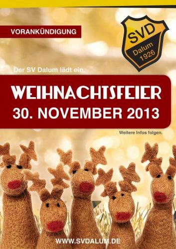 WEIHNACHTSFEIER 2013